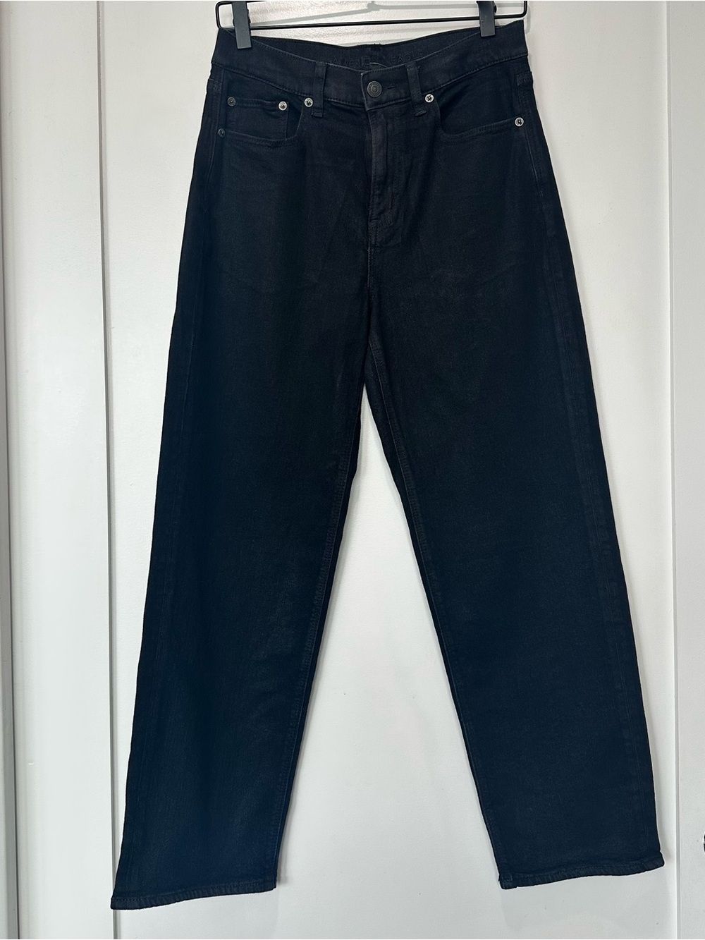 American Eagle Outfitters Black Relaxed Straight Jeans
